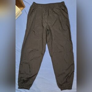 Nike VTG 90s Men's Black Track Pants Unlined Sz XL  GVUC Small Hole In Front